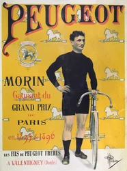 Plakat reklamujący cykle „Peugeot”, 1896