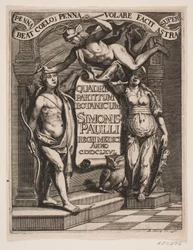 Titelblad til Simon Paulli, „Quadripartitum Botanicum”, 1667