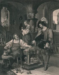 Córka złotników, ok. 1850 r