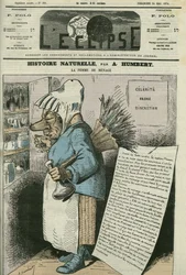 Karykatura „Gospodyni, historia naturalna”. Okładka w „” L