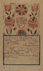 Pa. Niemiecki Akt Urodzenia, ok. 1930 r. 1936.