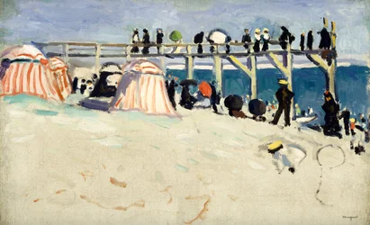 O calçadão em Sainte-Adresse polonês