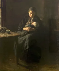 Miłość macierzyńska (smutek), ok. 1857