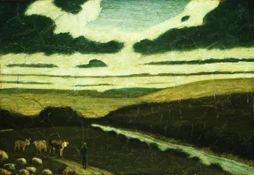 Krajobraz, 1897-98 .