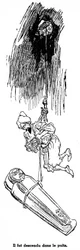 Sindbad Żeglarz (Sinbad) - opowieść z Księgi tysiąca i jednej nocy (1001 nocy) - ilustracja do książki z 1948 roku (wydanie Fortin, kolekcja Cudowny świat obrazów dzieciństwa), opowiadającej o jego przygodach - ilustracja Alberta Robidy (1848 - 1926)