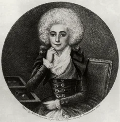 Portret Marie-Madeleine Pioche de La Vergne (rycina)