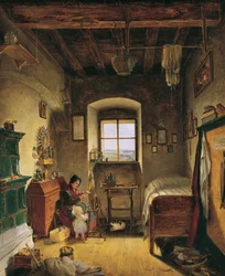 Wdowa po Landwehrmanie (Bauernstube)