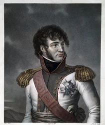 Portret Joachima Murata - Gregorius, Albert (1774-1853) - ok. 1806 - Akwaforta, akwarela - 48,5x38 - Kolekcja prywatna
