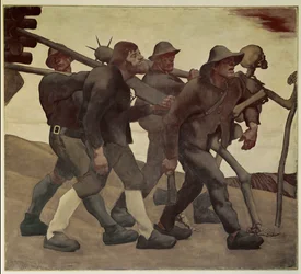 Danse Macabre z 1809 roku (olej na płótnie)