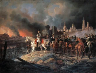 Napoleon Bonaparte w Moskwie”, 1840.