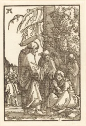 Chrystus żegnający się z Maryją przed męką