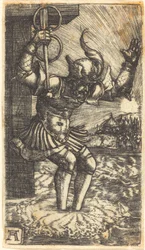 Horatio Cocles skaczący do Tybru