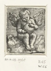 Putto z piłką