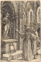 Salomon modlący się do bożków