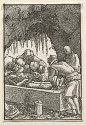 Upadek i odkupienie człowieka: pogrzeb Chrystusa, c. 1515.