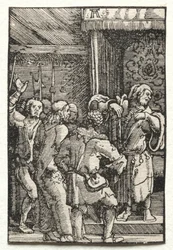 Upadek i odkupienie człowieka: Chrystus przed Kajfaszem, c. 1515.