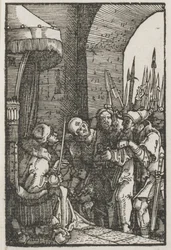Upadek i odkupienie człowieka: Chrystus przed Piłatem, c. 1515.