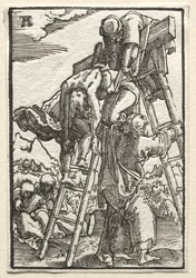 Upadek i odkupienie człowieka: zejście z krzyża, c. 1515.