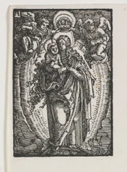 Upadek i odkupienie człowieka: Dziewica jako Królowa Niebios, c. 1513.
