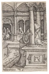 Matka Boża szukająca dwunastoletniego Jezusa w świątyni, ok. godz. 1519.