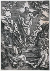 Zmartwychwstanie Chrystusa, arkusz 12 z cyklu „Wielka Pasja”