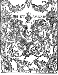 Ekslibris Willibalda Pirkheimera, c1502-1503, 1906