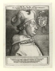 Kardynał Albert Brandenburgii, 1523