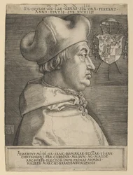 Kardynał Albrecht Brandenburski (duża płyta)