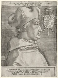 Kardynał Albrecht Brandenburgii – Wielka płyta