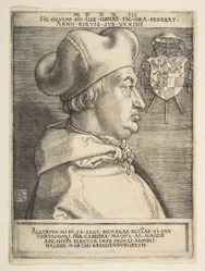 Kardynał Albrecht Brandenburgii.