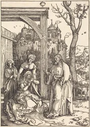 Chrystus żegnający się z matką