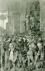 Chrystus ukazany jest ludziom