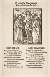 Chrystus na krzyżu między Dziewicą a św. Janem pierwszy z dwóch arkuszy, 1510.