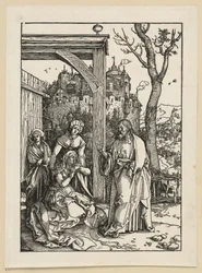 Chrystus żegna się ze swoją matką (Życie Marii)