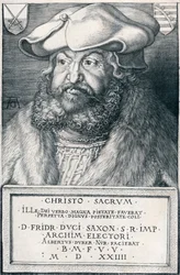 Fryderyk Mądry, elektor saski, 1524 1906.