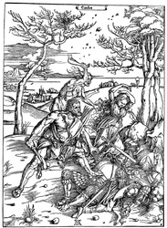 Herkules zabija Molionides, c1496-1498, 1936