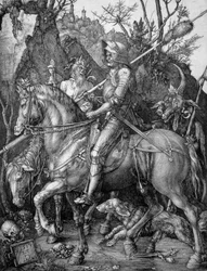 Rycerz, Śmierć i Diabeł, 1513 (rycina miedziana)