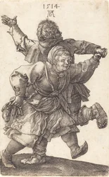 Tańcząca para chłopska, 1514.