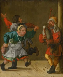 Taniec chłopski, ok. 1600