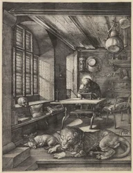 Święty Hieronim w swoim gabinecie, 1514