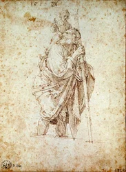 Św. Krzysztof niosący Dzieciątko Chrystus, 1515