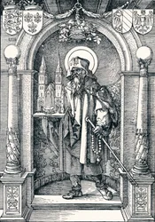 Św. Sebaldus w niszy, 1518 1906