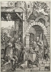 Adoracja Trzech Króli, c. 1501-1503.