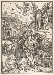 Anioł z kluczem do bezdennej jamy, 1511.