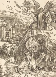 Anioł z kluczem do bezdennej jamy, 1498.