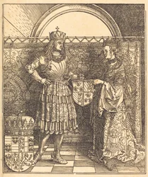 Zaręczyny Maksymiliana z Marią Burgundii, 1515.