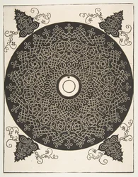 Czwarty węzeł. Przeplatany Roundel z okrągłym medalionem w środku, 1521 wcześniej.