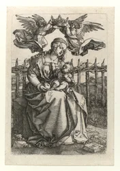 Madonna z Dzieciątkiem ukoronowana przez dwa anioły, 1518