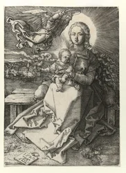 Madonna ukoronowana przez anioła, 1520