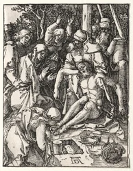 Mała pasja: Opłakiwanie, c. 1509-1510.